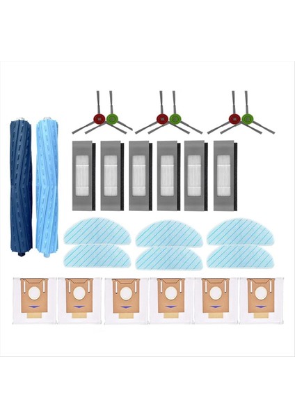 Ecovacs Deebot Ozmo T9 Aıvı T9 Aıvı+ Vakum Süpürge Robot Ana Fırçası/roller Fırça Için Yedek Parçalar Kit Aksesuarları (Yurt Dışından)