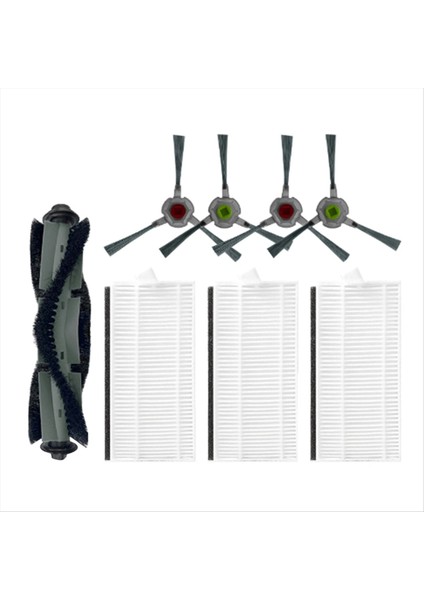 Airrobo P20 Robot Vakum Süpürücü Ana Yan Fırça Hepa Filtre Aksesuarları Yedek Yedek Parçalar Için Uyumludur (Yurt Dışından)