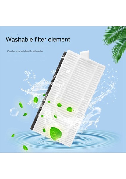 Airrobo P20 Robot Vakum Süpürücü Ana Yan Fırça Hepa Filtre Aksesuarları Yedek Yedek Parçalar Için Uyumludur (Yurt Dışından) modelleri