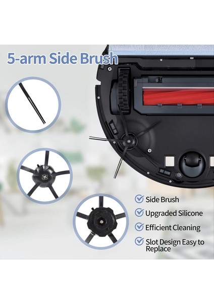 Roborock S7/s7+/s7 Maxv/s7 Maxv Plus/s7 Maxv Ultra Vakum Süpürge Ana Yan Fırça Hepa Filtresi Mop Bez Parçaları (Yurt Dışından) fırsatları
