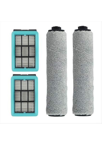 Bissell Crosswave Için 4pcs HF2/3845N/3831 Serisi Vakum Süpürge Yedek Fırçaları ve Filtreleri (Yurt Dışından)