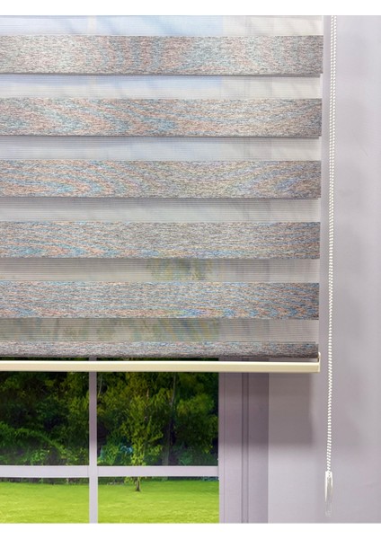 Gri Işık Geçirmez Zebra Stor Perde - Karartma Özellikli, Yüksek Kalite Kumaş fırsatları