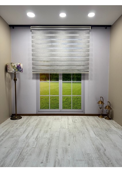 Gri Işık Geçirmez Zebra Stor Perde - Karartma Özellikli, Yüksek Kalite Kumaş modelleri