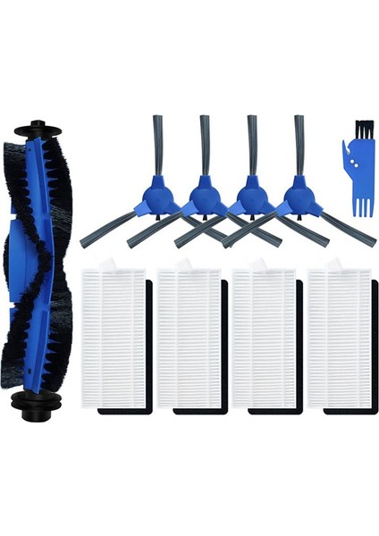 Cecotec Conga 2290 Ultra 05661 Robot Vakum Süpürge Yedek Parçalar Aksesuarlar Ana Yan Fırça Hepa Filtre Mop Pedleri (Yurt Dışından)