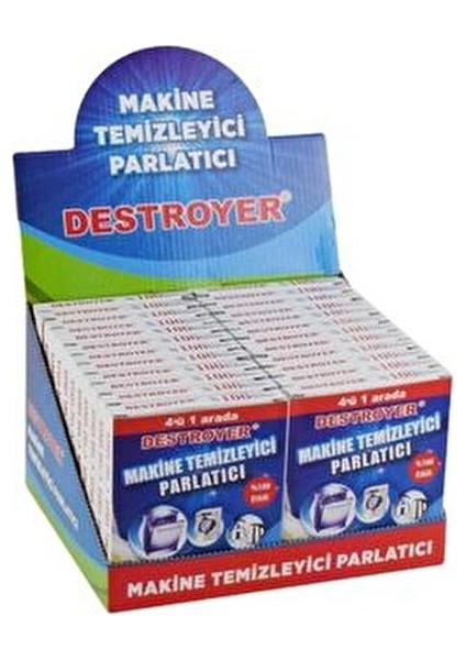 Makina Temizleyici Kireç ve Yağ Giderici Etkili 2X50 gr Parlatıcı Özellikli fırsatları