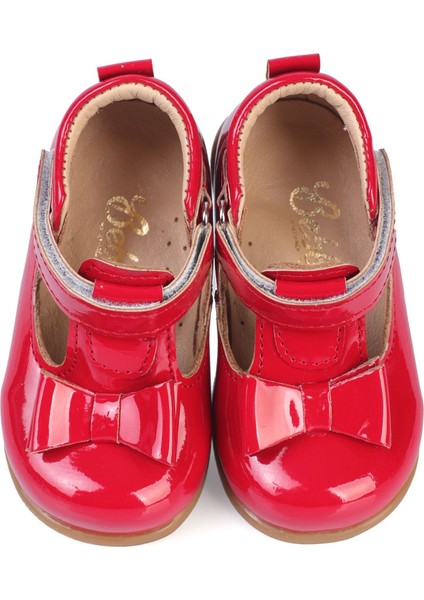 Angel-Kırmızı Fiyonklu Kız Çocuk Ilk Adım Ayakkabı fiyatları