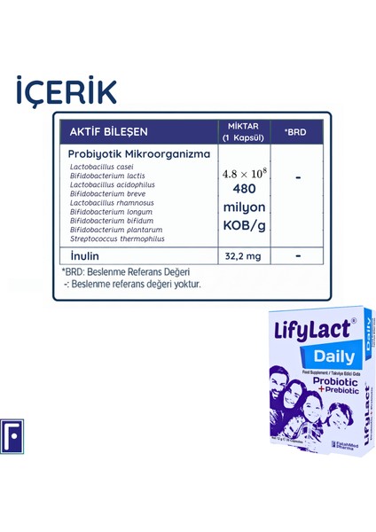 B Kompleks & L- Karnitin , Daily Probiyotik, Prebiyotik fiyatları