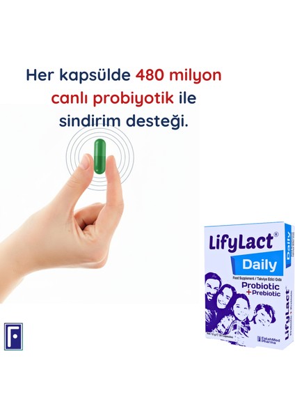 B Kompleks & L- Karnitin , Daily Probiyotik, Prebiyotik