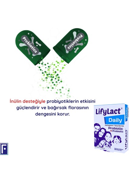 B Kompleks & L- Karnitin , Daily Probiyotik, Prebiyotik