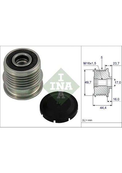 535001110 Alternator Kasnagi A0101543902 A0111548202 A0121544302