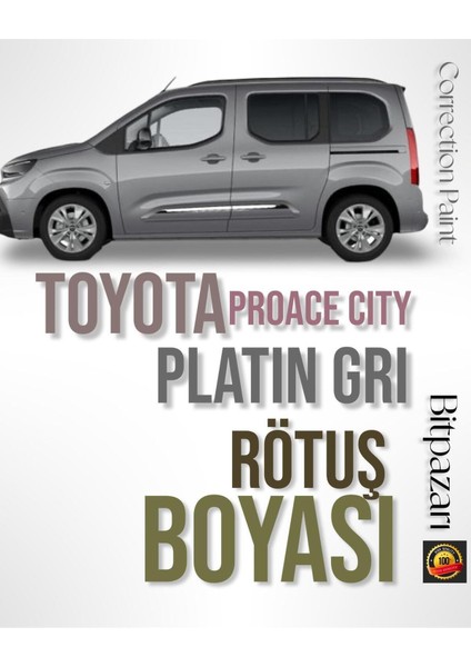 Toyota Proce City Tekno Gri - Kca - Fırçalı Rötuş Boyası 20 ml
