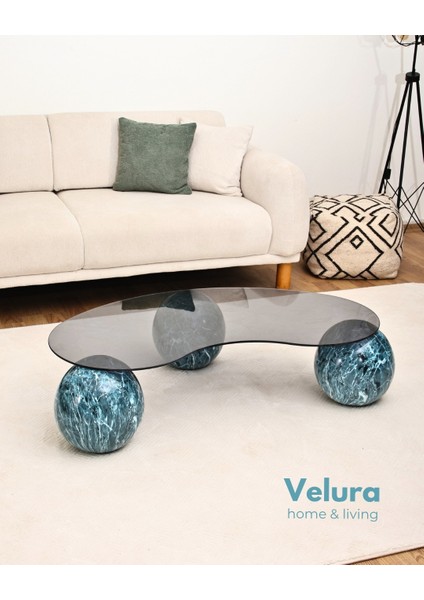 Modern Orta Sehpa & Küre Sehpa & Top Sehpa & Füme Fasulye Cam & Ocean fiyatları