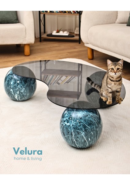 Modern Orta Sehpa & Küre Sehpa & Top Sehpa & Füme Fasulye Cam & Ocean modelleri