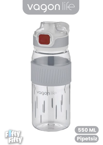 550 ml Rahat Içim (Pipetsiz) Taşıma Kulplu Çocuk Su Matarası -VGN3001ML550