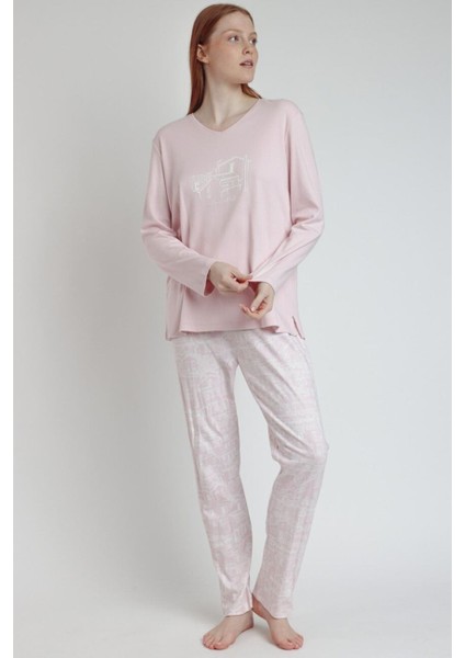 63602 Pembe Pijama Takımı