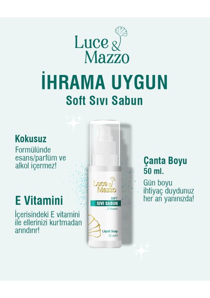 Kokusuz Ihrama Uygun Seyahat Seti Güneş Kremi, Sıvı Sabun fiyatları