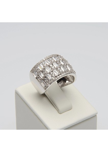 313 Zirkon Gümüş Yüzük