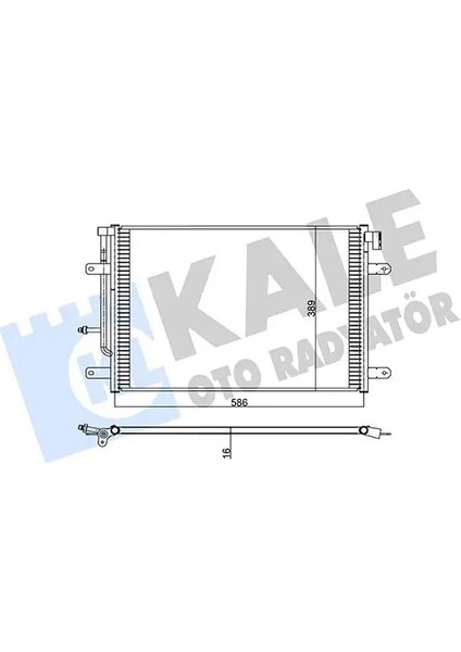 342475 Klima Radyatoru 8E0260401H 8E0260401L 8E0260401N