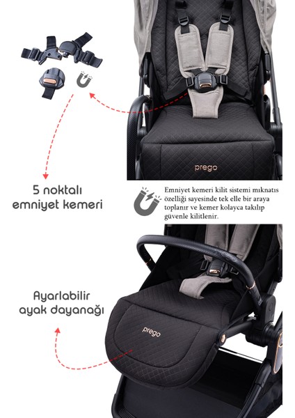 Arteon Travel Sistem Bebek Arabası 2244