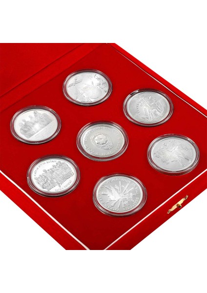Cumhuriyetin 75. Yılı Gümüş Sikke Coin 7'li Set fiyatları