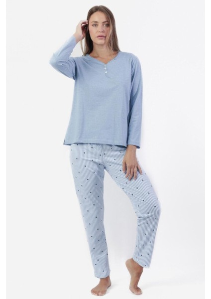 63610 Mavi Pijama Takımı