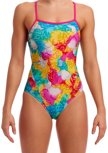 Ss Cloudy Colours Kadın Tek Askılı Yüzücü Mayosu fiyatları