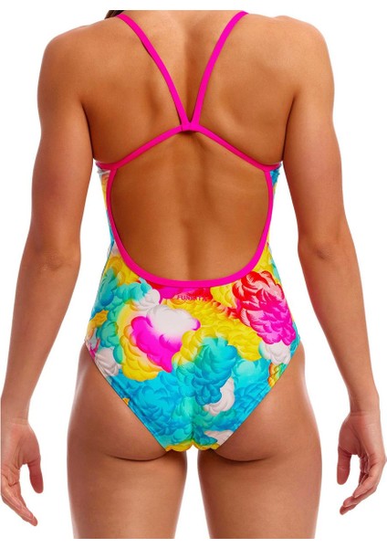 Ss Cloudy Colours Kadın Tek Askılı Yüzücü Mayosu modelleri