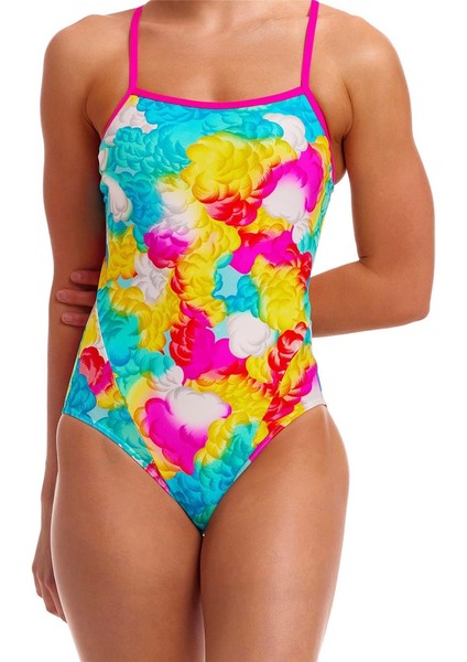 Ss Cloudy Colours Kadın Tek Askılı Yüzücü Mayosu fırsatları