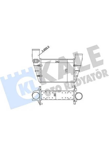 341900 Turbo Radyatoru 058145805A 058145805B 058145805C