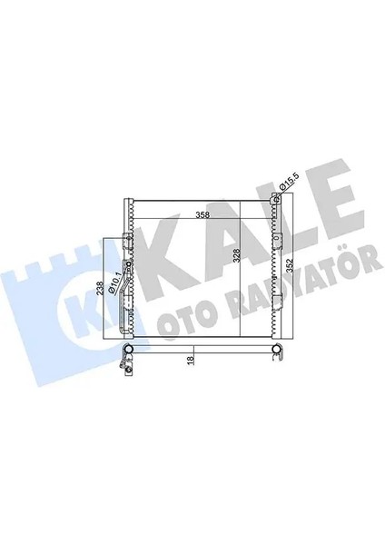 386800 Klima Radyatoru 04801SR1305 80110SR1A13 80110SR3023