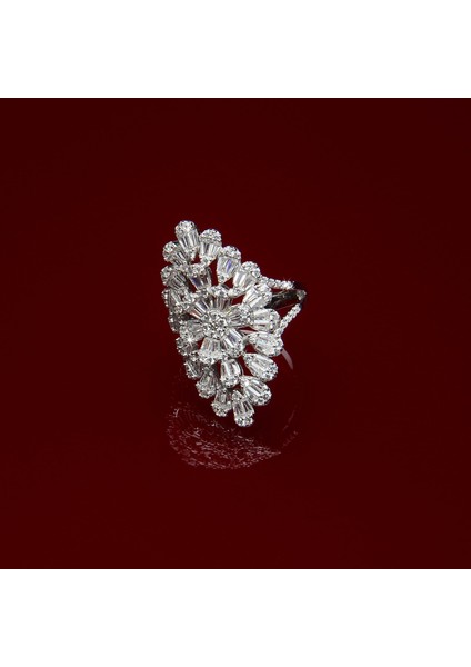 314 Zirkon Gümüş Yüzük modelleri