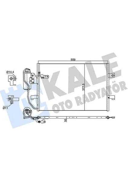353050 Klima Radyatoru A1685000854 A1685001154