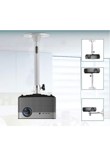 P10 Mini Projeksiyon Uyumlu Tavana Duvara Masaya Monte Projeksiyon Askı Aparatı