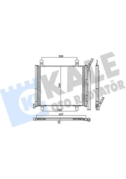 353080 Klima Radyatoru 1S0816411 1S0820411B 1S0820411F