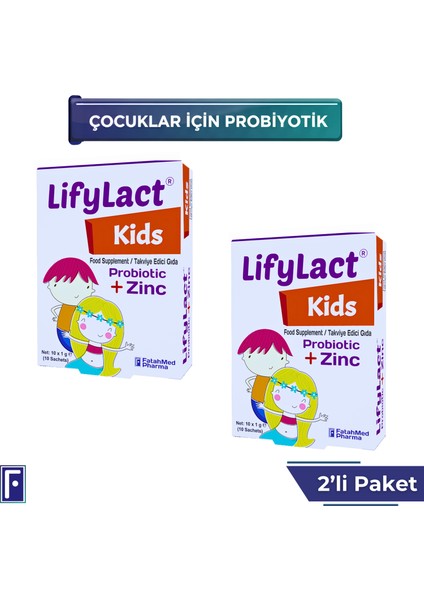 Kids Probiyotik - Prebiyotik Saşe – Çinko 2'li Set