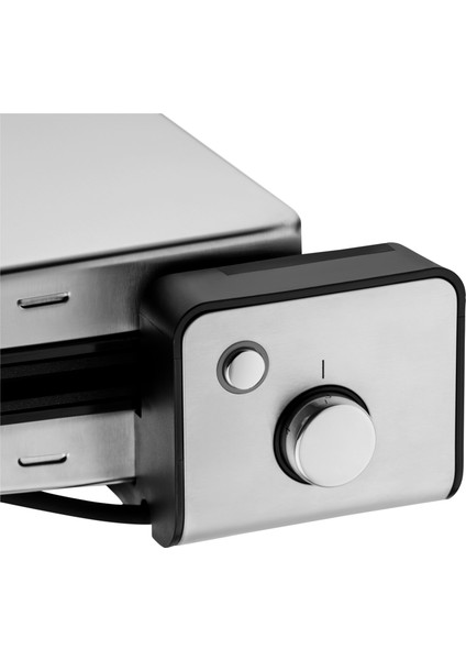 Lono Contact Grill Çelik 2 Bölmeli Elektrikli Izgara & Tost Makinesi 2100 W