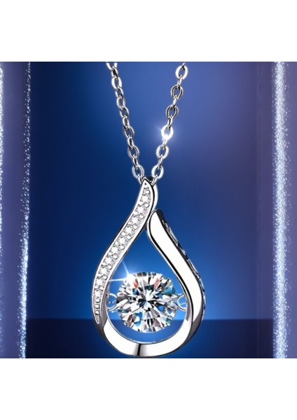 Kişiye Özel Solmayan Gül Sonsuz Love Forever Hediye Kutusunda Tektaşlı 925 ayar Gümüş Kolye fırsatları