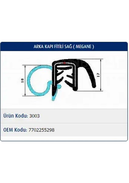 M3003 Kapi Fitili 46745258 7702255298