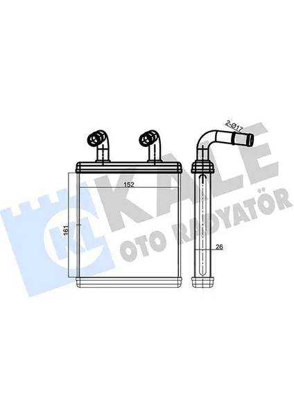 346580 Kalorifer Petegi 0K72A61A10 0K72E61A10 OK72E61A10