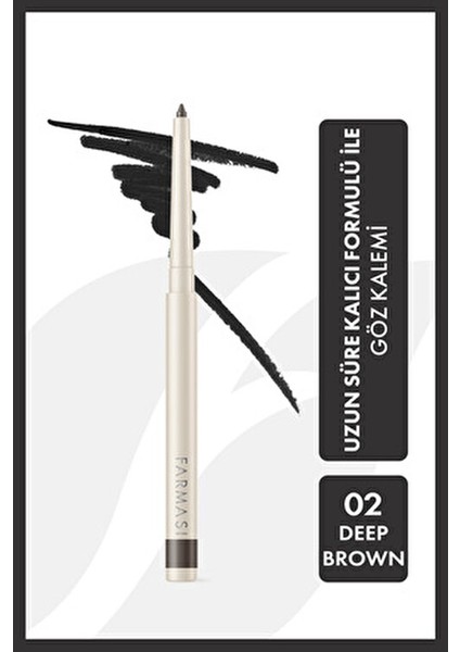 Göz Kalemi 02 Deep Brown Uzun Süre Kalıcı Suya Dayanıklı 0.35 g fırsatları