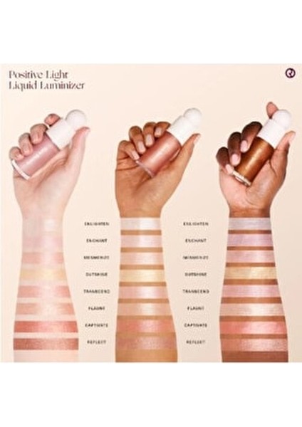 Positive Light Flaunt Likit Aydınlatıcı Vegan Formül 30 ml Işıltılı Etki fırsatları