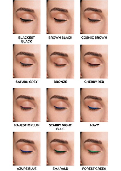 Glimmerstick Göz Kalemi Uzun Süre Kalıcı Suya Dayanıklı 12 Canlı Renk Seçeneği fırsatları