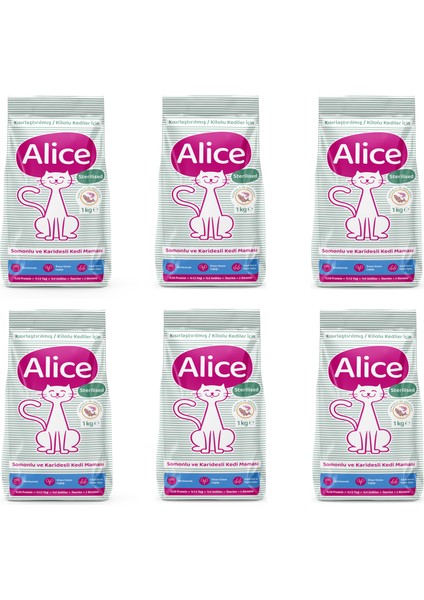 Light & Sterilised Somonlu Karidesli - Kısırlaştırılmış / Kilolu Kediler Için 6x1 kg (6 Adet)