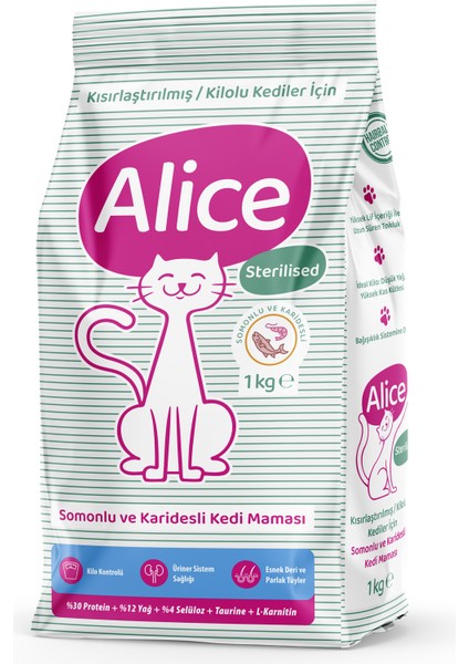 Light & Sterilised Somonlu Karidesli - Kısırlaştırılmış / Kilolu Kediler Için 6x1 kg (6 Adet) fiyatları