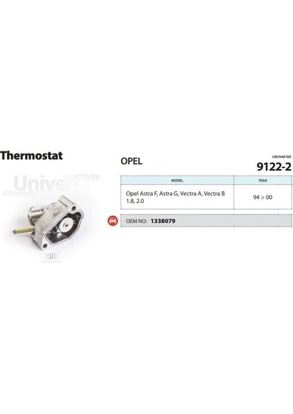 91222 Termostat 1338079
