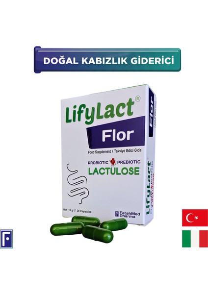 Flor Probiyotik Kapsül , , Prebiyotik , Laktuloz,