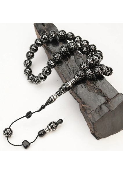 Oltu Taşı Küre Kesim Petek Işleme Oltu Taşı Tespih