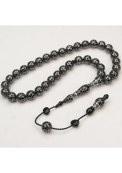 Oltu Taşı Küre Kesim Petek Işleme Oltu Taşı Tespih