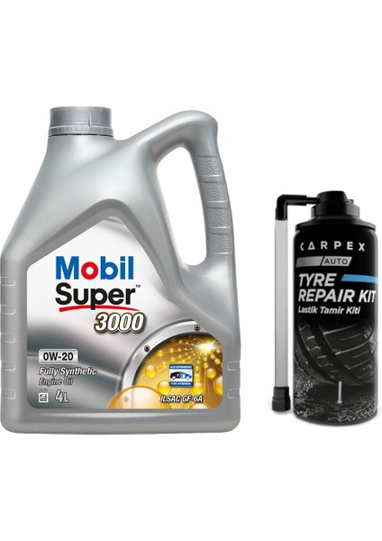 Super 3000 0W20 Motor Yağı 4L ÜT:2024 fiyatları