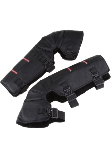 2 Adet Uzun Motosiklet Dizliği - Siyah (Yurt Dışından)